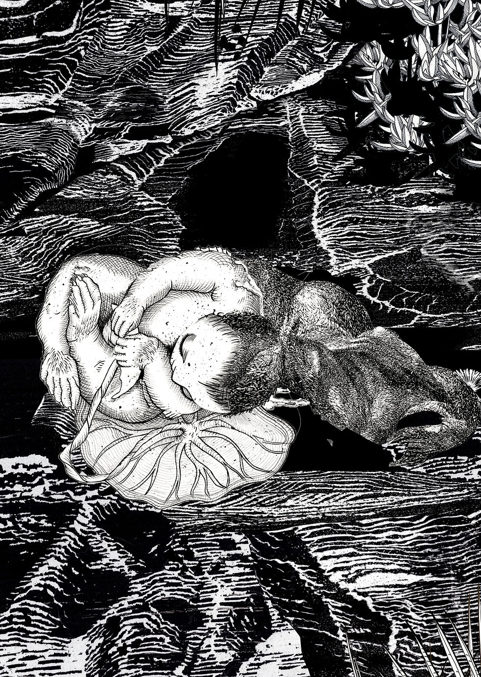 Thumbnail: The Deep Green Sea (Artist Exhibition Edition) Illustrated Novella