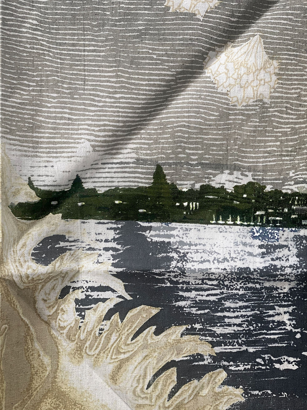Thumbnail: Leda and the Swan (Folded) Origami Scroll