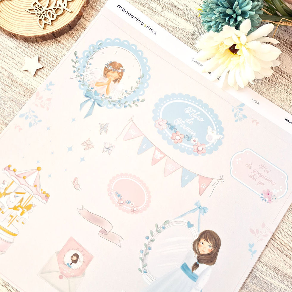 Kit Papeles Ilustrados 3 "Eres Especial"