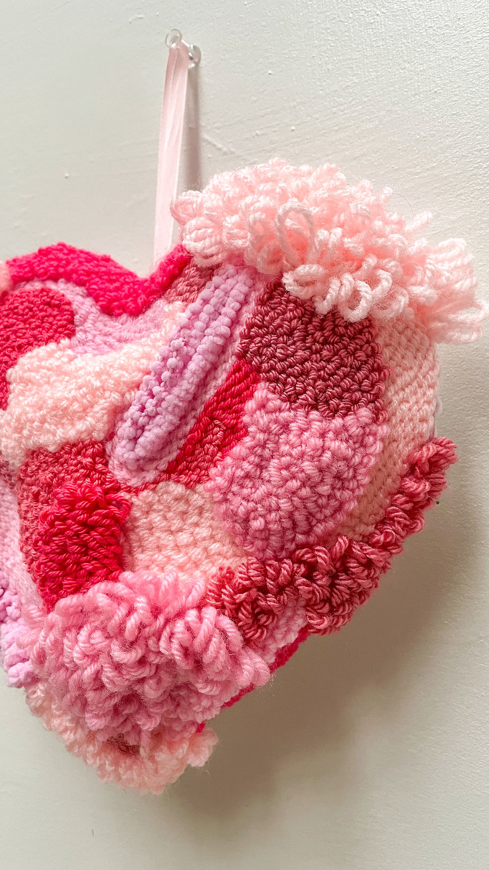 Thumbnail: Textured Punch Needle Heart