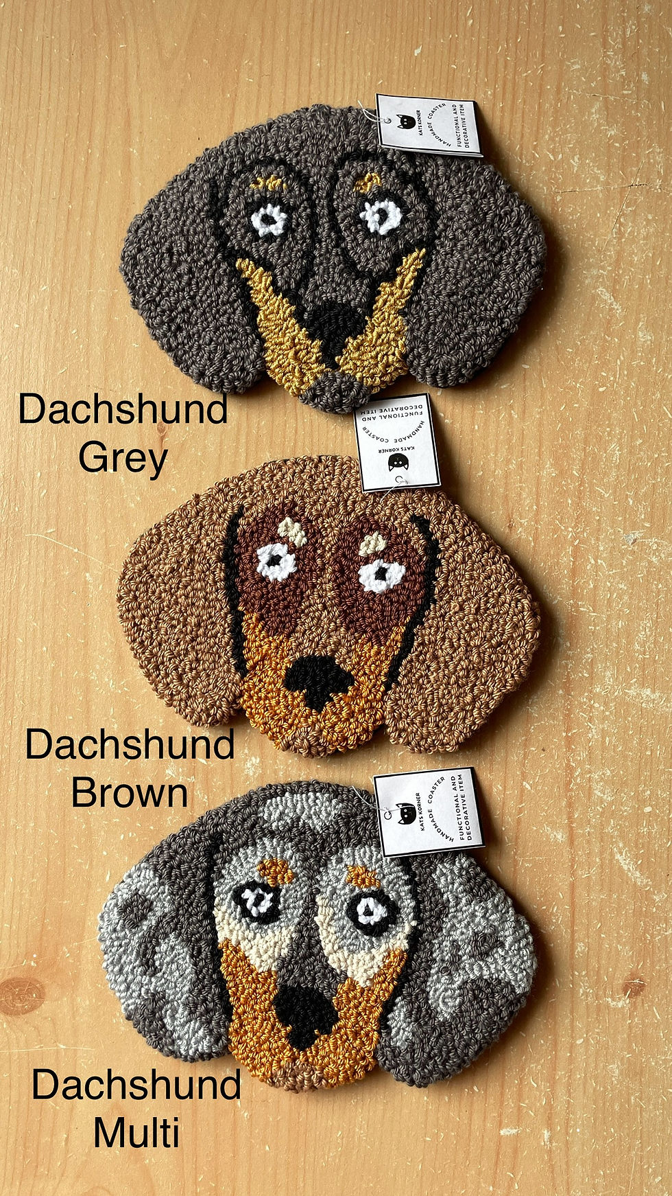 Thumbnail: Dog Mug Rug Coasters