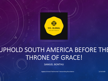 Agapao Echoes Monthly Prayer Meeting-Uphold Australia & Oceania Before the Throne of Grace!