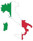 Mappa Flag Italia