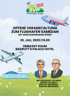 Flughafen Samedan - Safe the Date....