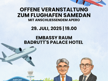Flughafen Samedan - Safe the Date....