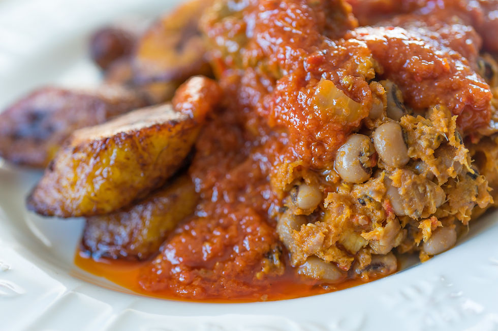 Food - Beans and Plantain