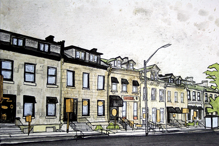 stone terrace of james st. south