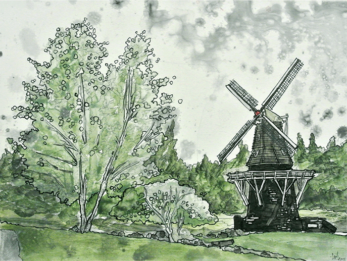 kingsbrea garden windmill