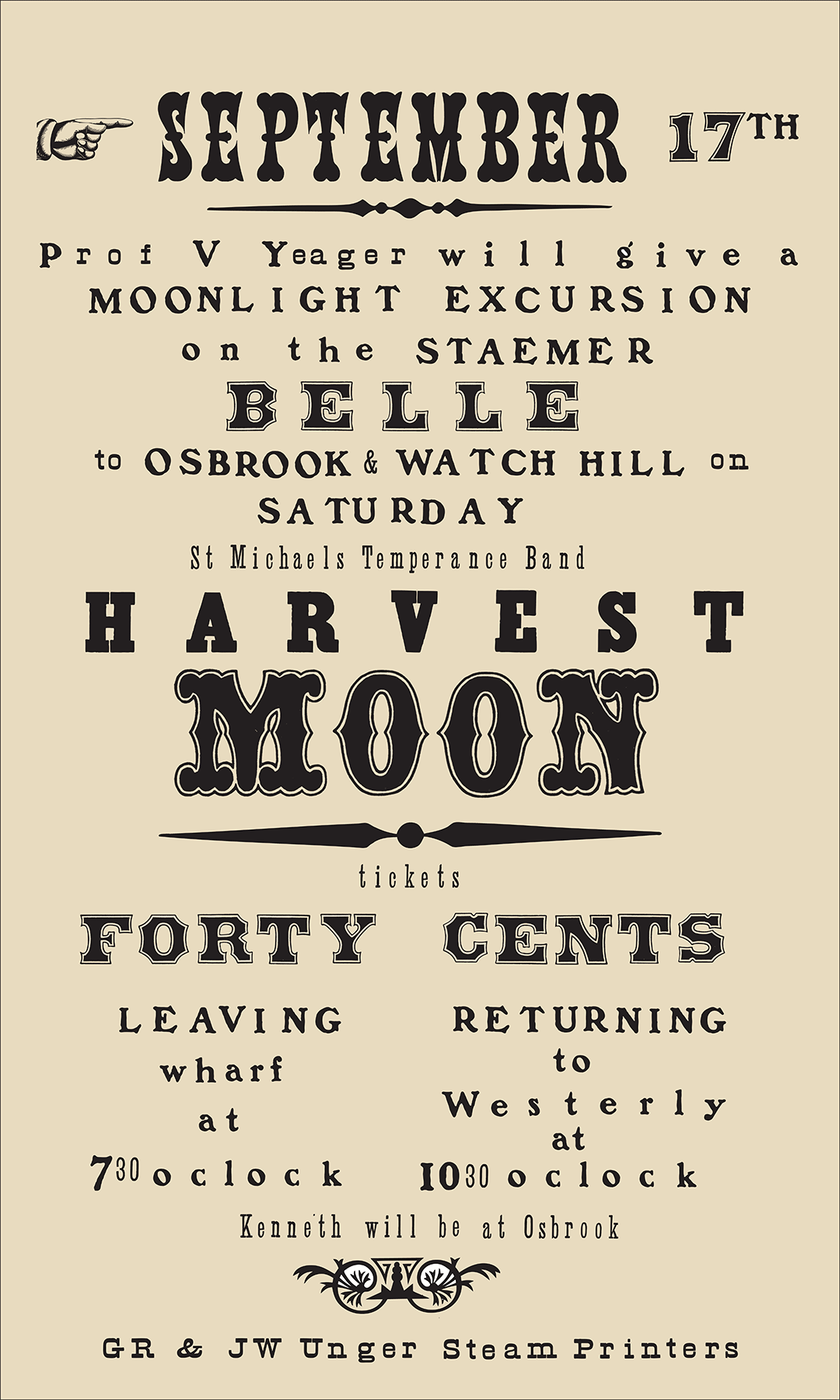 Wood Type Posters