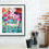 Thumbnail: Red Hair Girl with Flowers Fine Art Print
