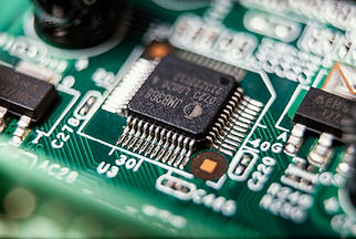 Picture of a printed circuit board