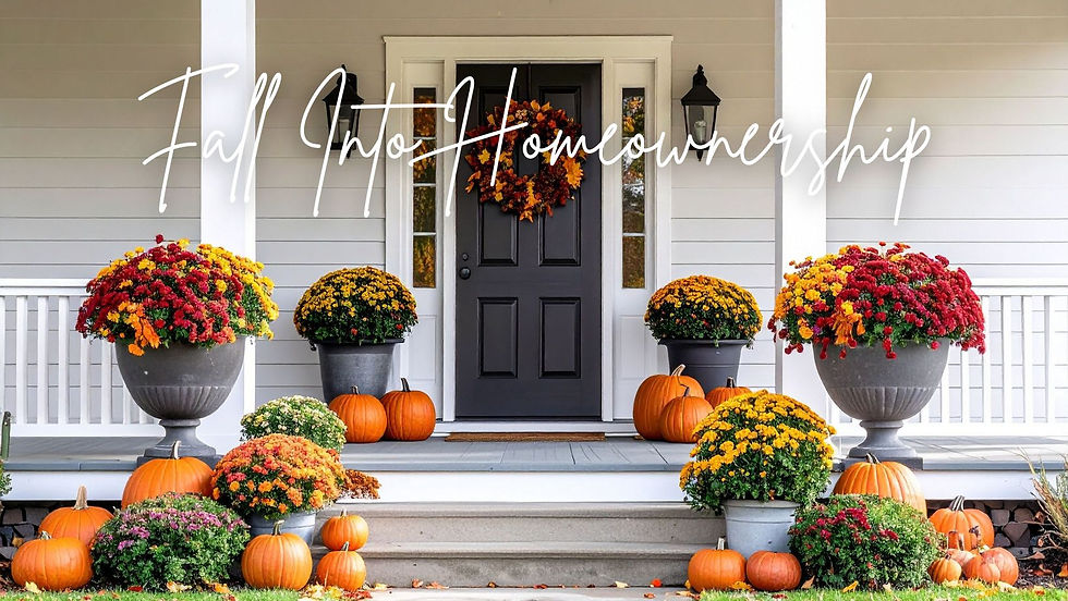 Front porch fall decor — DFW homeownership campaign by Realtor Gigi Pendleton