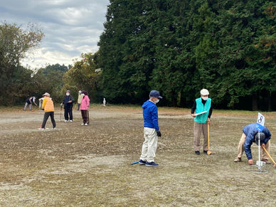 石榑南光寿会がグラウンドゴルフで会員交流!!