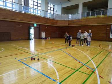 ニュースポーツ体験会を開催しました。