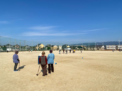 グラウンドゴルフ交流会で心地よい運動ができました!