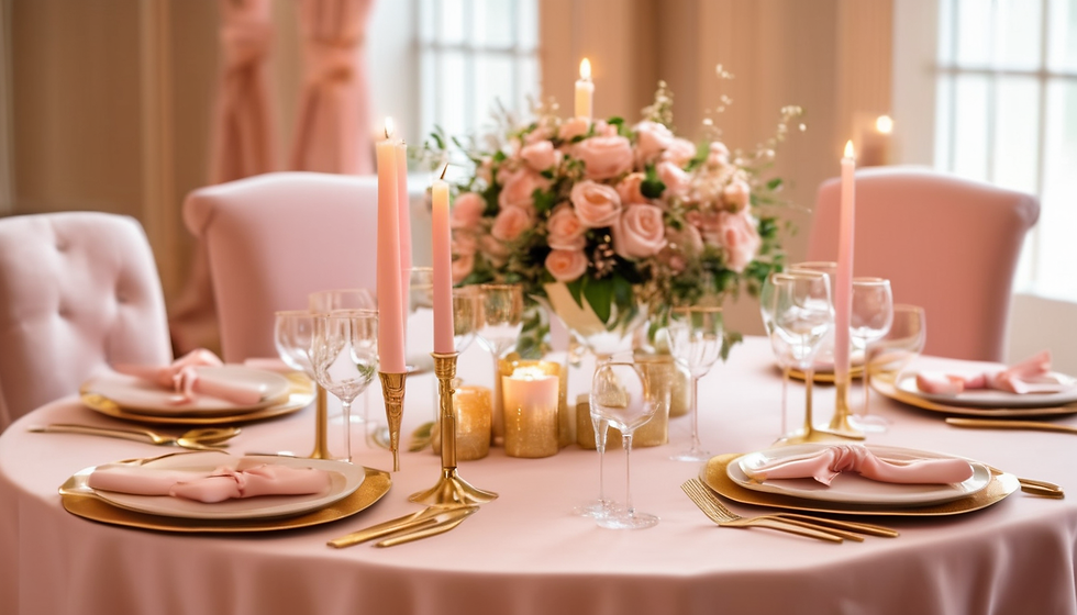 Intimate Wedding Dinner Reception