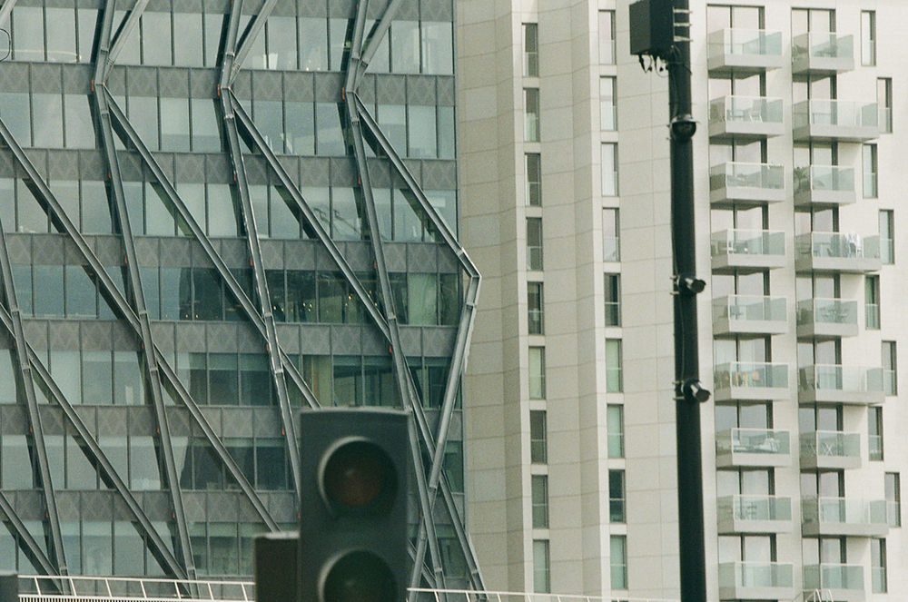 London street photography of modern office architecture