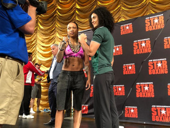 OFFICIAL WEIGH-IN RESULTS FOR TOMORROW NIGHTS "SLUGFEST AT THE SUN" AT MOHEGAN SUN