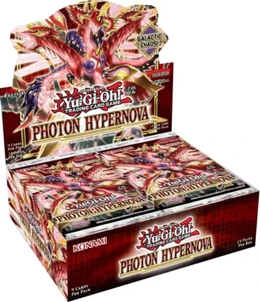 遊戯王 PHOTON HYPERNOVA 4box Amazon.com: Yu-Gi-Oh! Photon Hypernova Booster Box : Toys