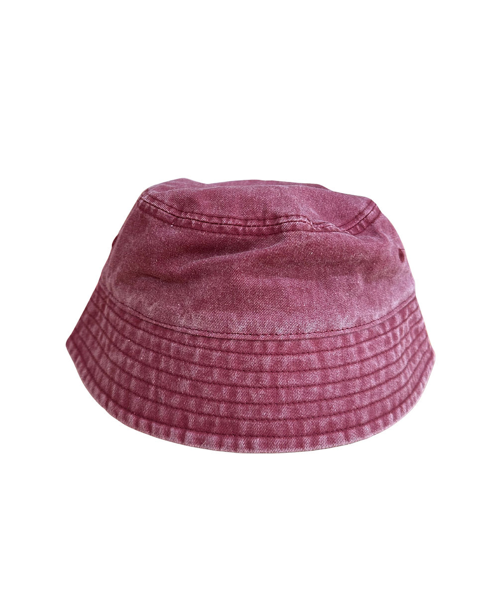 Thumbnail: Custom Embroidered Phrase Bucket Hat 