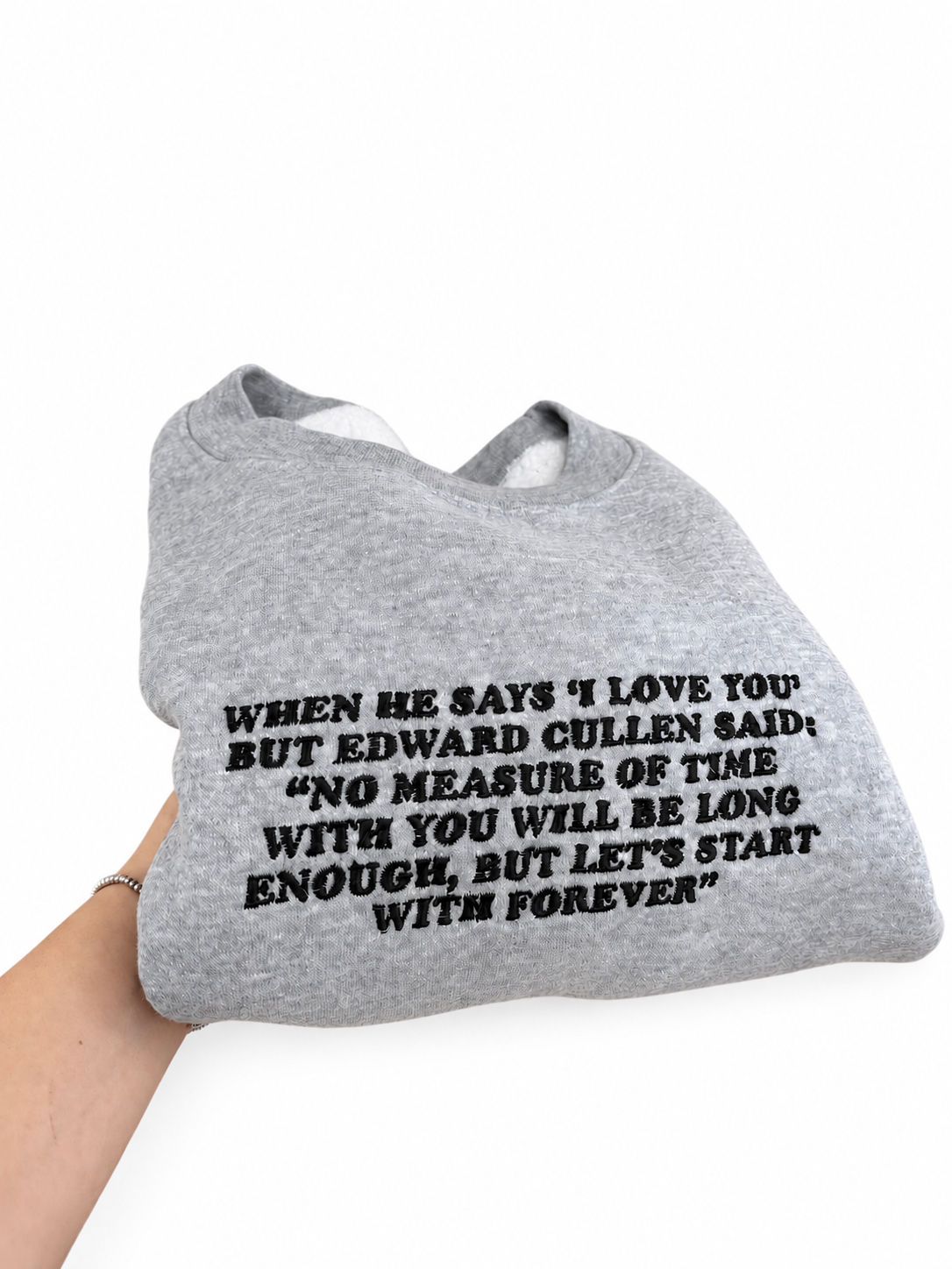 when he says ‘I love you’ sweater 