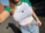 Thumbnail: gold digger raglan baby tee