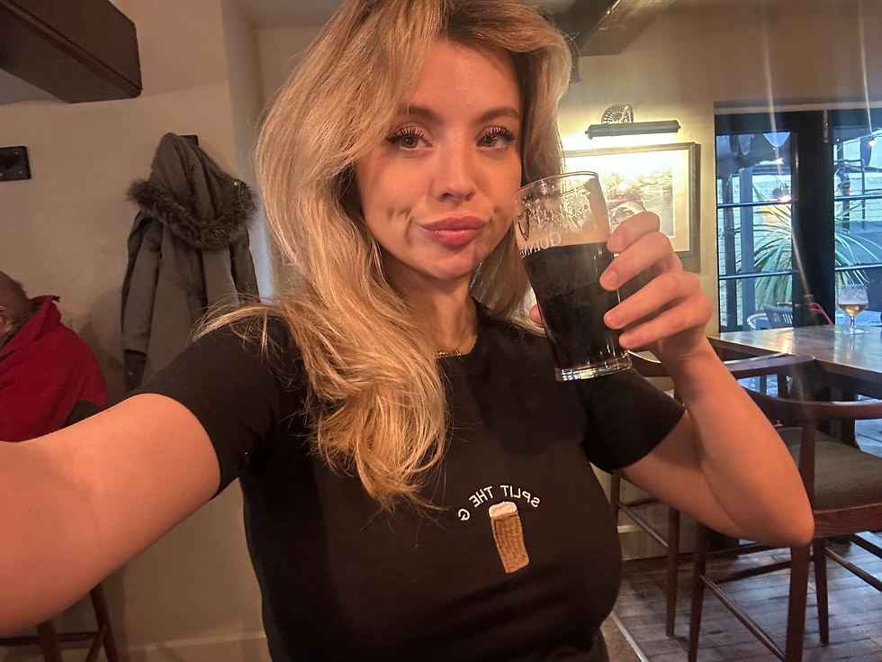 Thumbnail: split the g embroidered baby tee