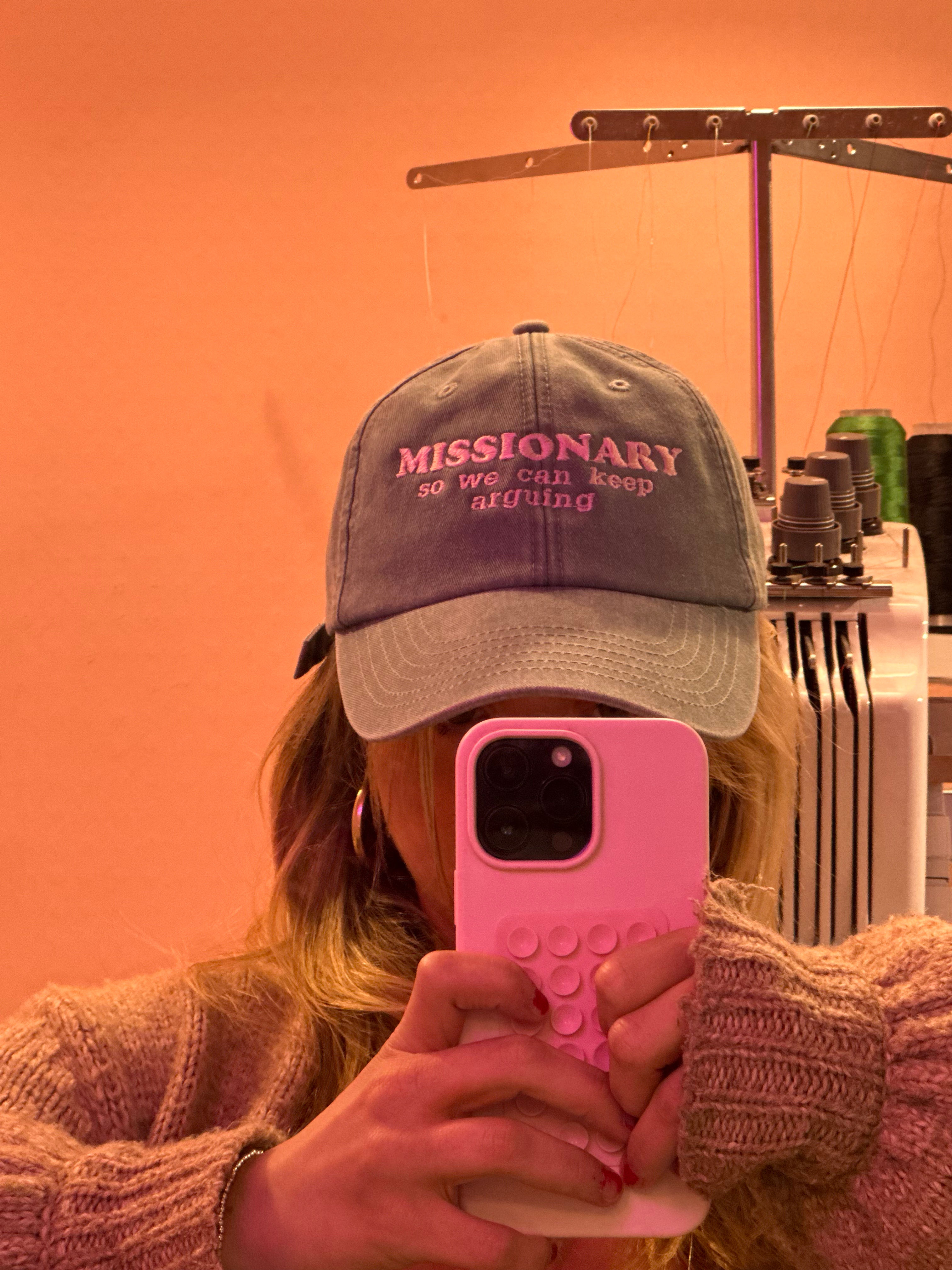missionary so we can keep arguing cap