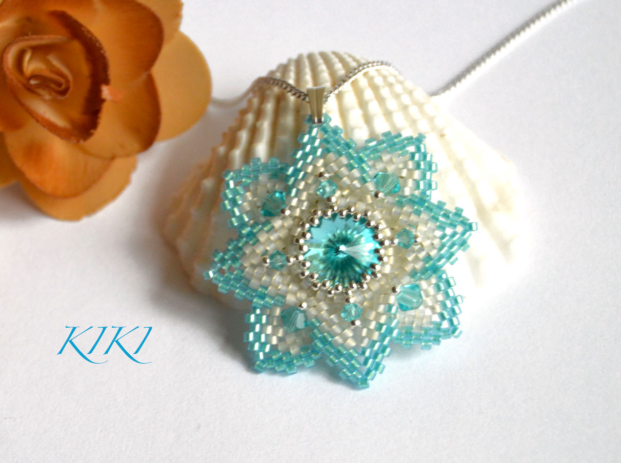 Turquoise star pendant