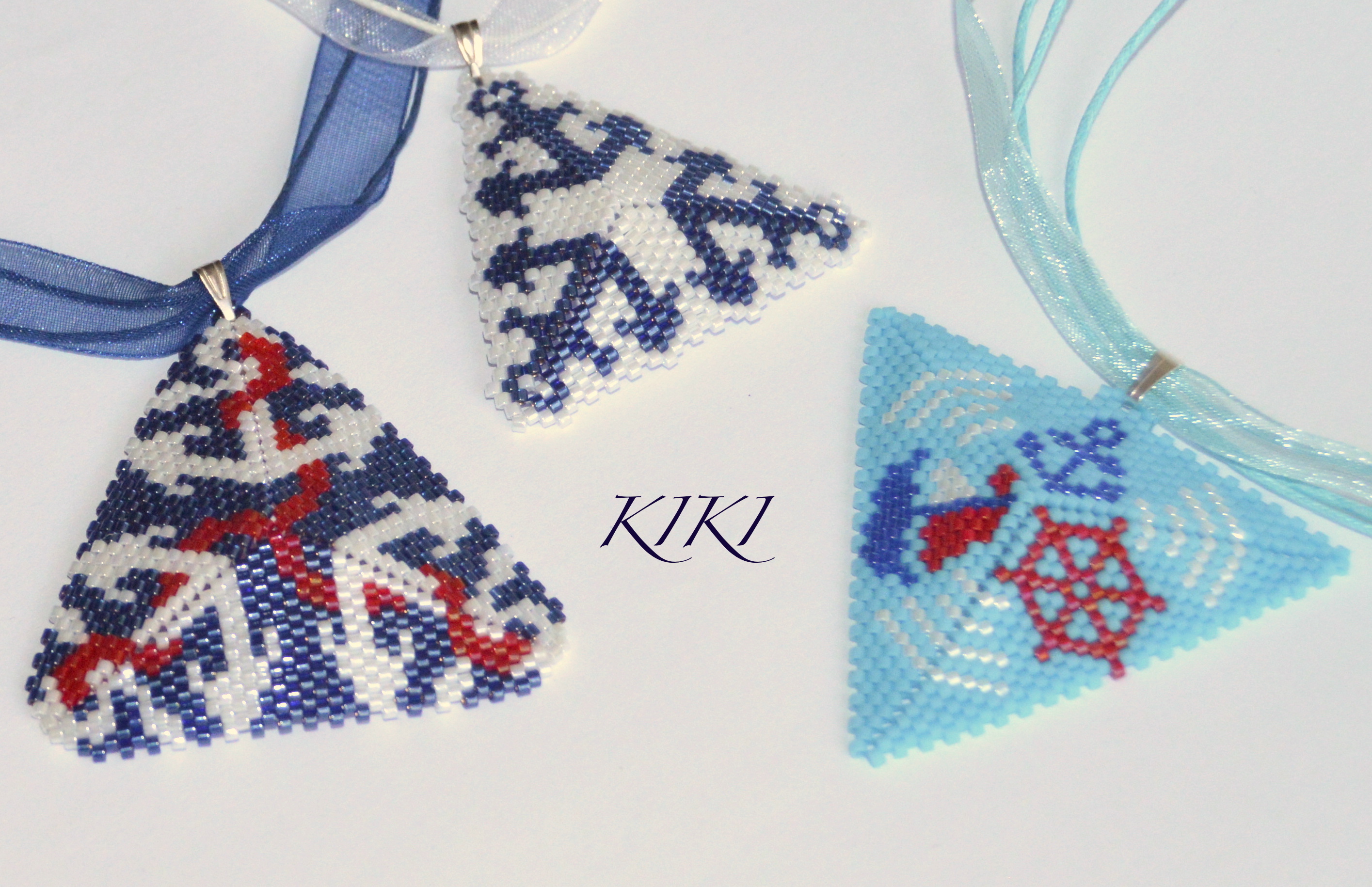 Nautical peyote triangles