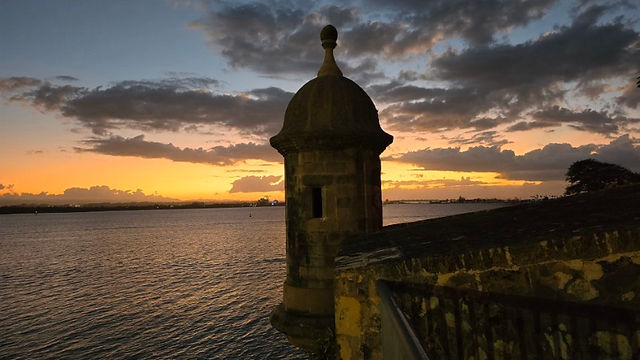 Entardecer no Bastión de San Agustín