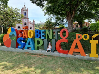 Letreiro da cidade de São Bento