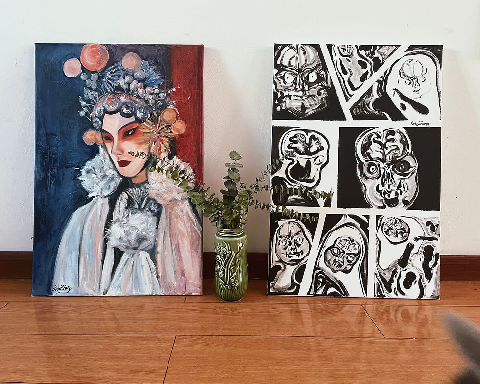 Thumbnail: Acrylic painting 736