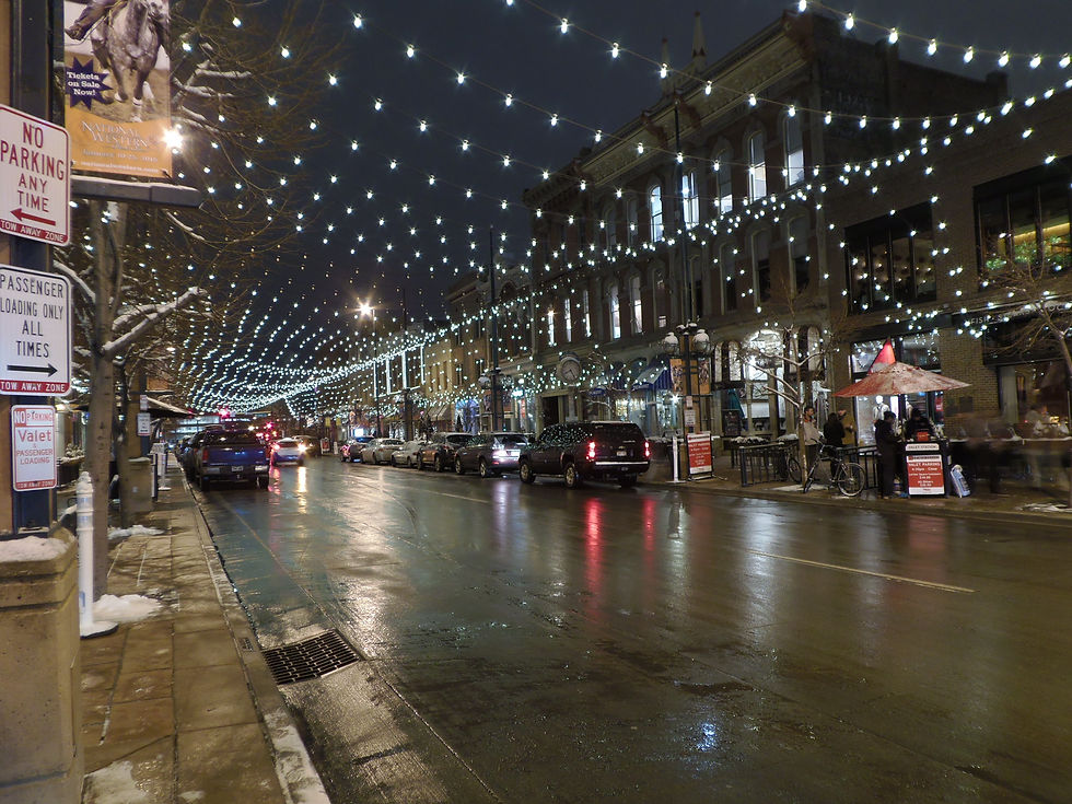 Denver after dark
