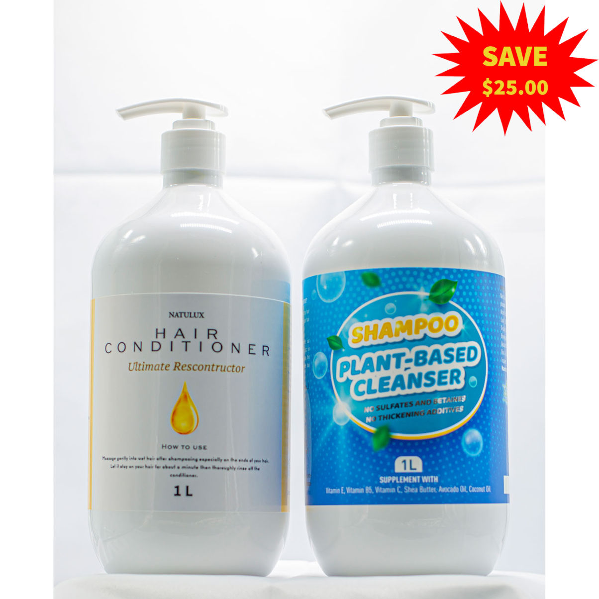 Sale 50% Off - Natulux shampoo and conditioner