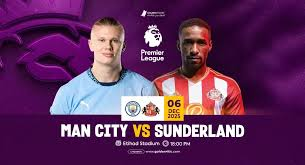 بث مباشر مباراة مانشستر سيتى وسندرلاند اليوم 06 -12-2025 فى الدورى الانجليزى 5م