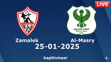 بث مباشر مباراة الزمالك و المصري اليوم 25-01-2026 فى الكونفدرالية الافريقية 9م