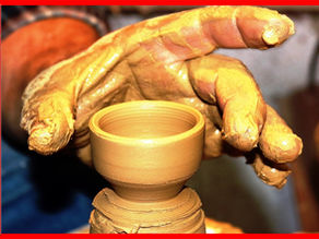 Making some miniature pots. How to make Miniature Pottery