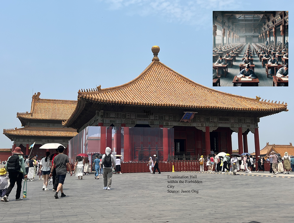 Examination Hall in the Forbidden City.HEIC