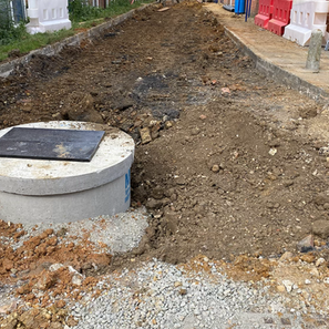 New drainage runs