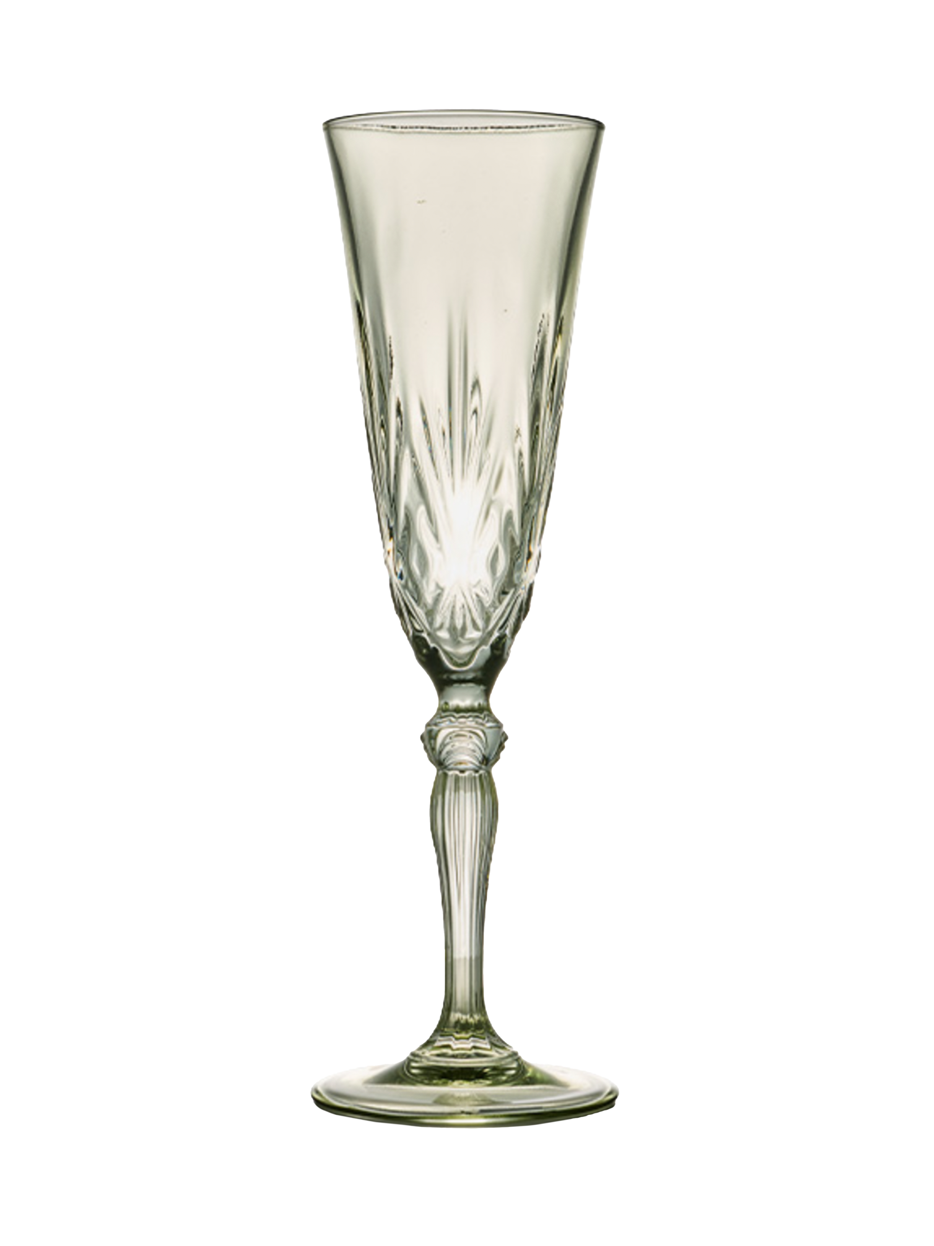 MELODIA MOSS CRYSTAL CHAMPAGNE FLUTE