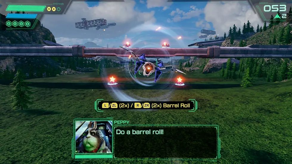 Do a barrel roll