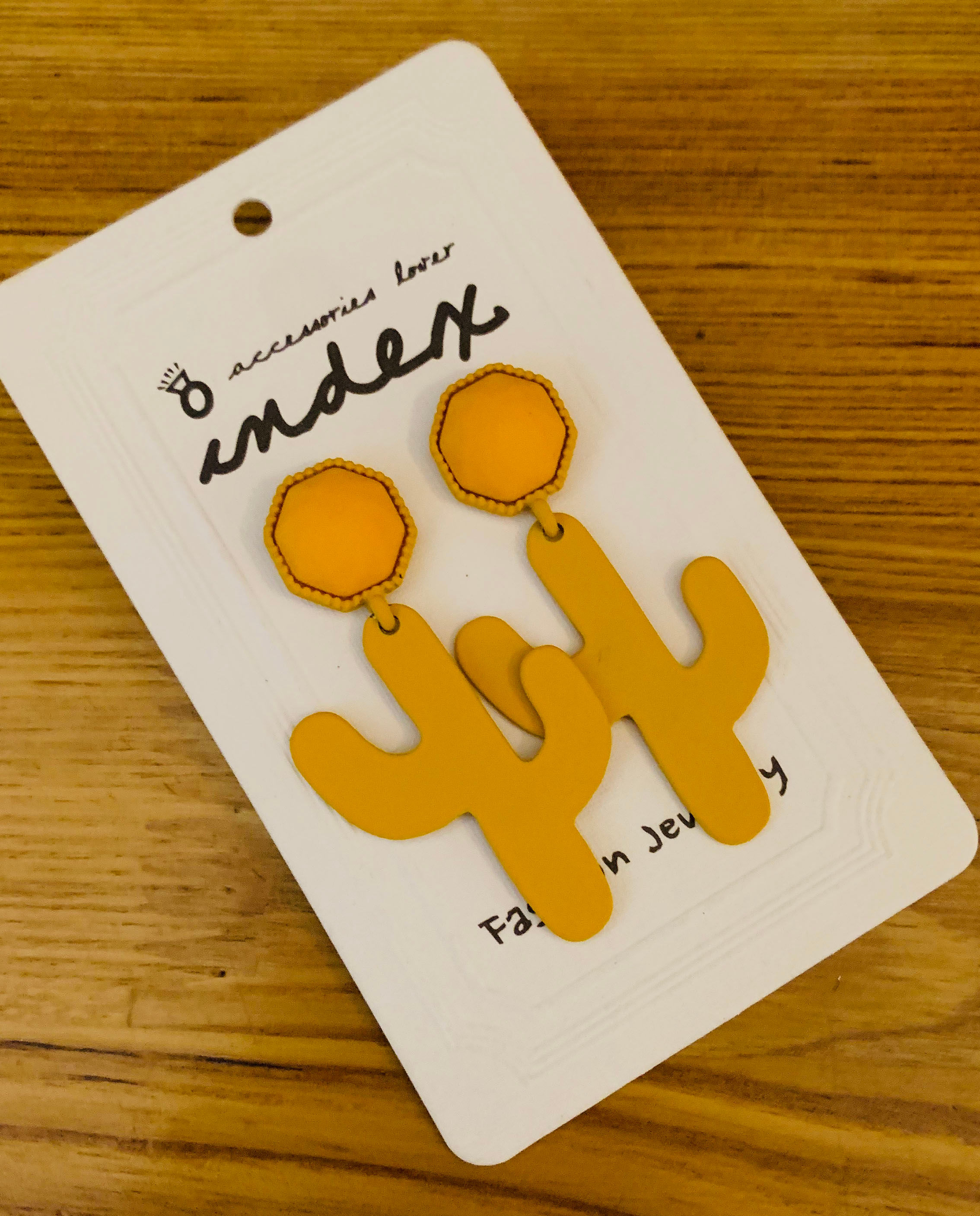 Orange Cautus Earrings