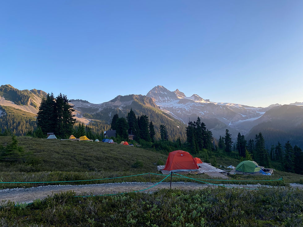 July 9th - 10th: Elfin Lakes Camp 