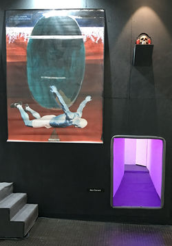 Entrance to the installation