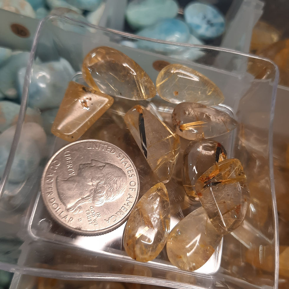 Gold Rutile Cabochon Medium