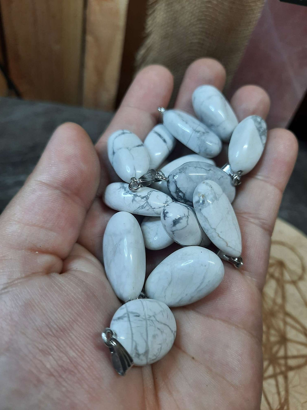 Howlite Pendant