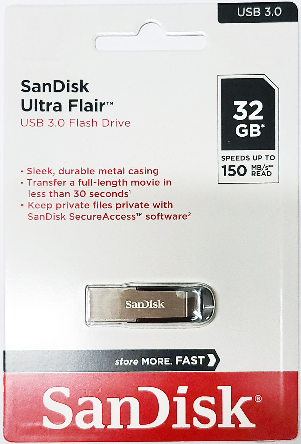 縮圖：SanDisk Ultra Flair USB 3.0 Flash Drive (16 GB - 256 GB)