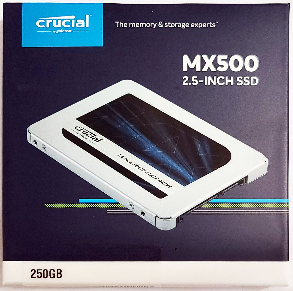 Crucial MX500 3D NAND SATA 2.5" Internal SSD (CT-MX500SSD1)
