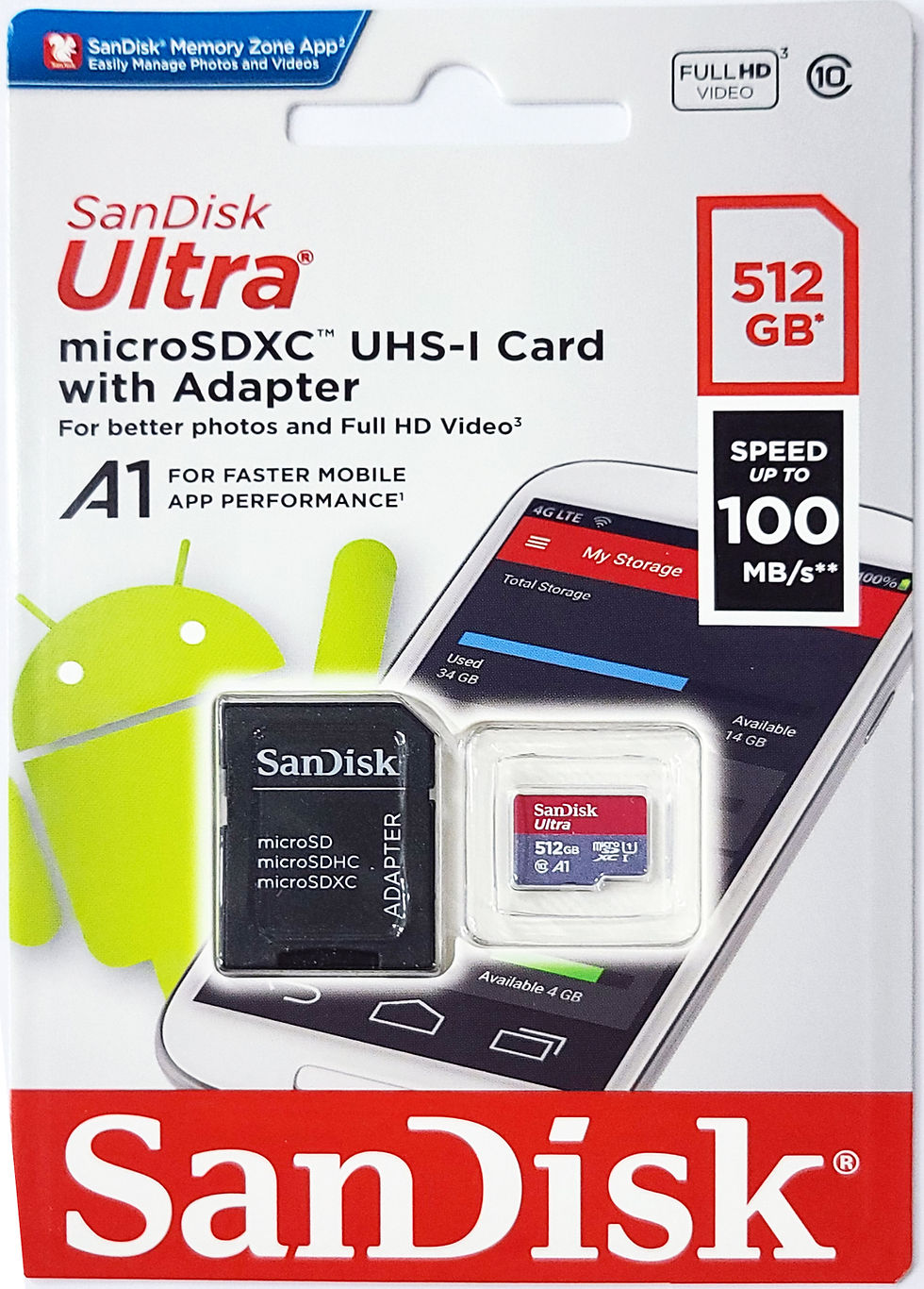 Thumbnail: SanDisk Ultra Micro SD Card with SD Adapter (SDSQUAR)